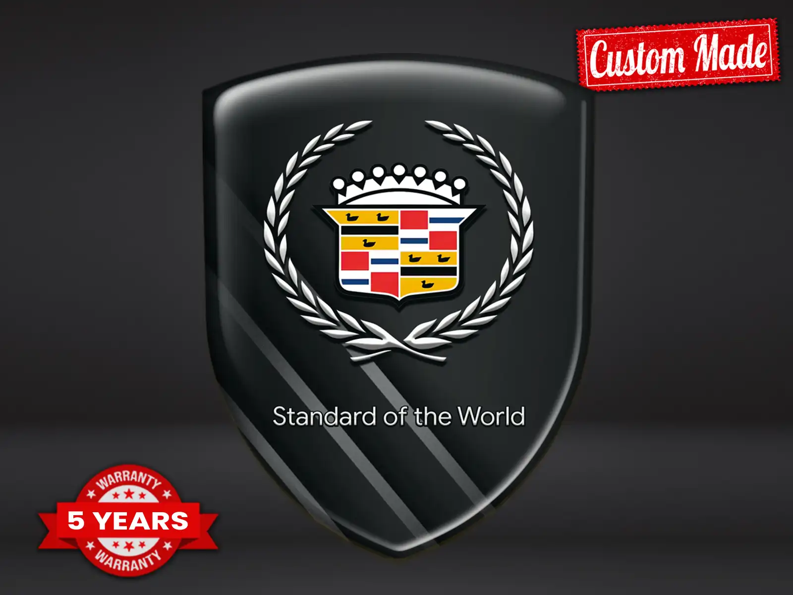 Cadillac Silikon Emblem Custom Limited Drift Domes Stil